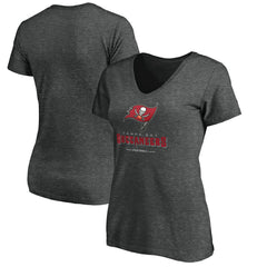 Tampa Bay Buccaneers Women's Team Lockup V-Neck T-Shirt | NFL On sale