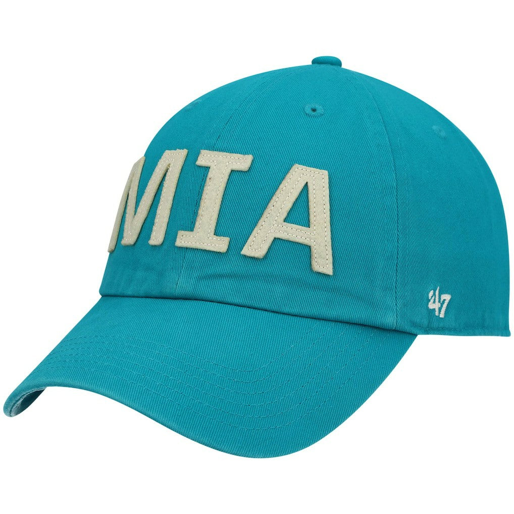 Miami Dolphins '47 Women's Finley Clean Up Adjustable Hat | NFL Discount