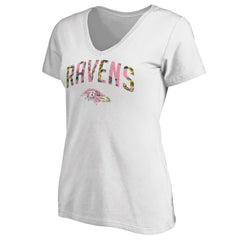 Baltimore Ravens Women's Floral Arch T-Shirt | NFL Outlet