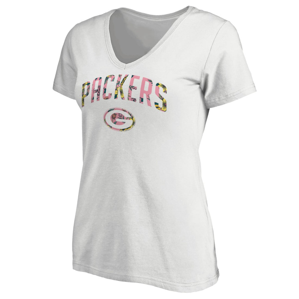 Green Bay Packers Women's Floral Arch T-Shirt | NFL Sale