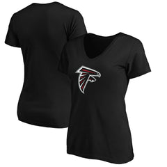 Atlanta Falcons Women's Primary Logo V-Neck T-Shirt | NFL Hot