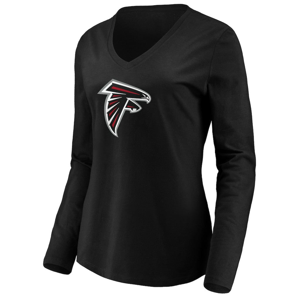 Atlanta Falcons Women's Primary Logo Long Sleeve T-Shirt | NFL Discount