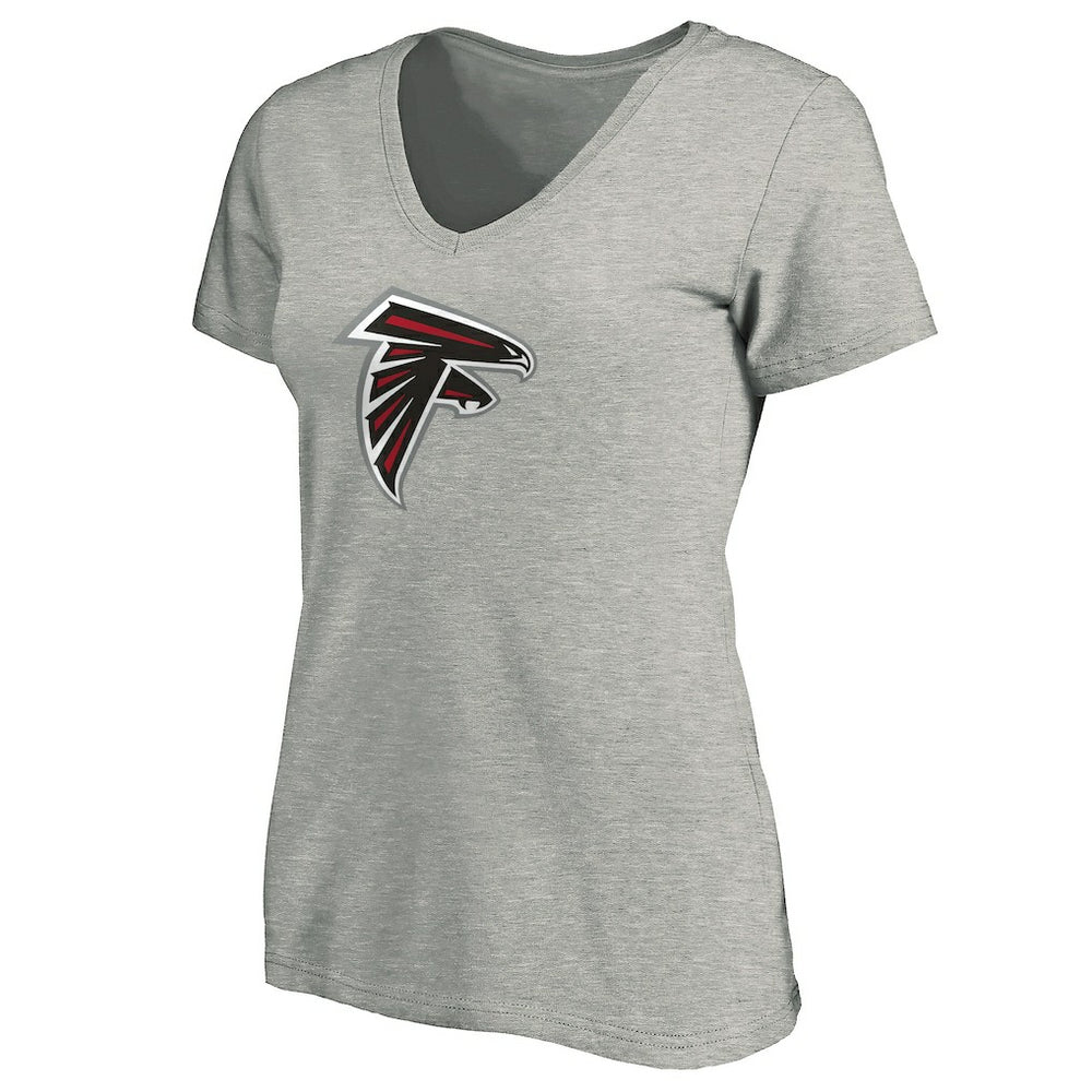 Atlanta Falcons Women's Primary Logo V-Neck T-Shirt | NFL Outlet