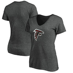 Atlanta Falcons Women's Primary Logo V-Neck T-Shirt | NFL New