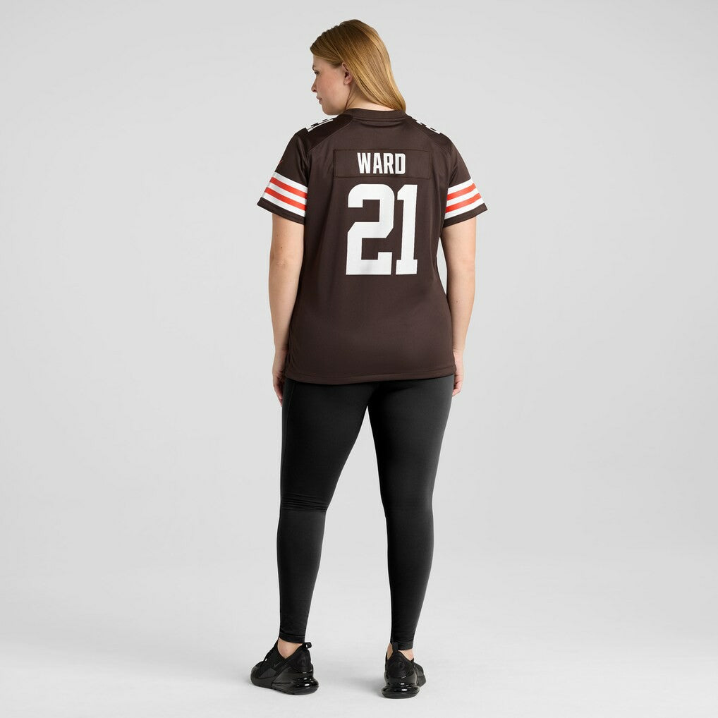 Cleveland Browns Denzel Ward  Women's Player Game Jersey | NFL New