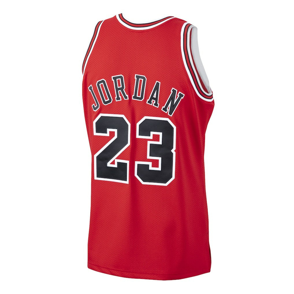 Scarlet Michael Jordan Chicago Bulls 1997/98 Hardwood Classics Authentic Jersey sale | NBA