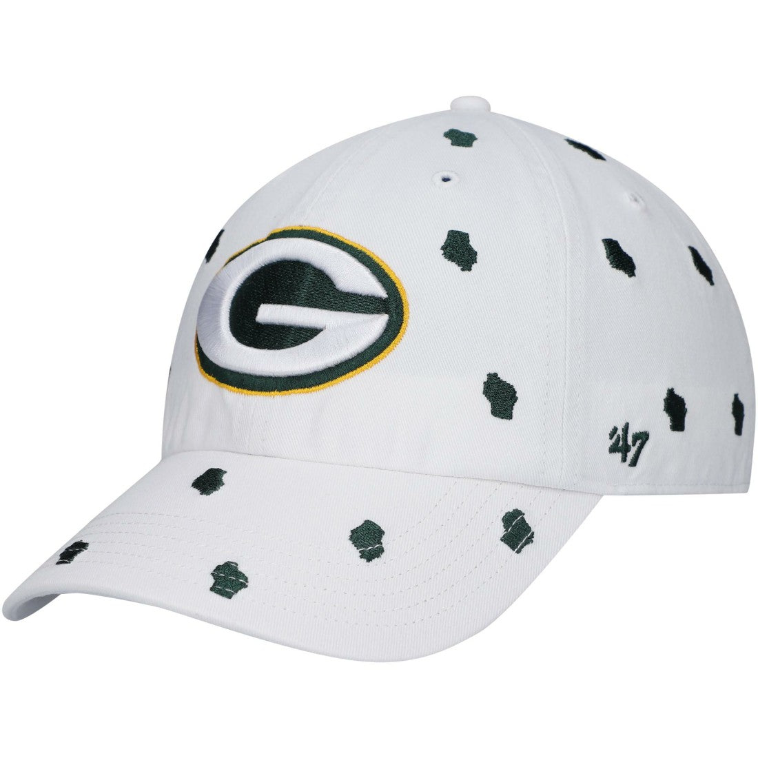 Green Bay Packers '47 Women's Confetti Clean Up Adjustable Hat | NFL Hot