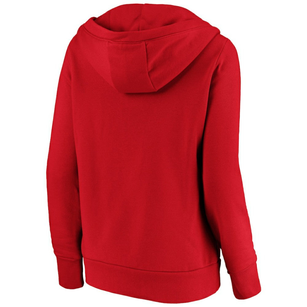 St. Louis Cardinals Fanatics Women's Core High Class Crossover Pullover Hoodie - MLB Hoodies