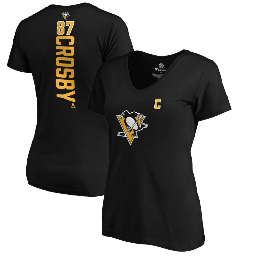 Sidney Crosby Pittsburgh Penguins Women's Playmaker V-Neck T-Shirt -  NHL T-shirts