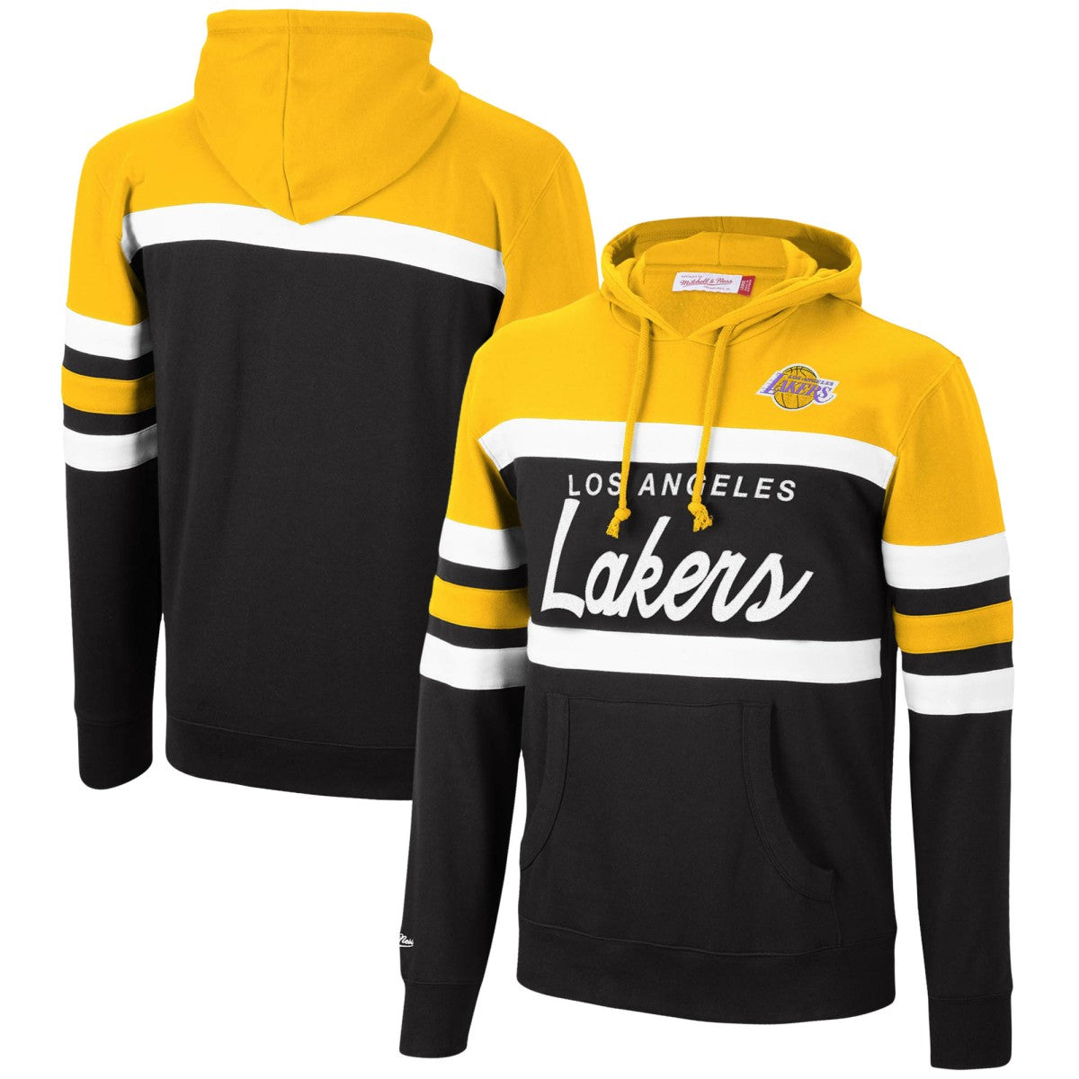 Gold/Black Los Angeles Lakers Head Coach Pullover Hoodie | NBA