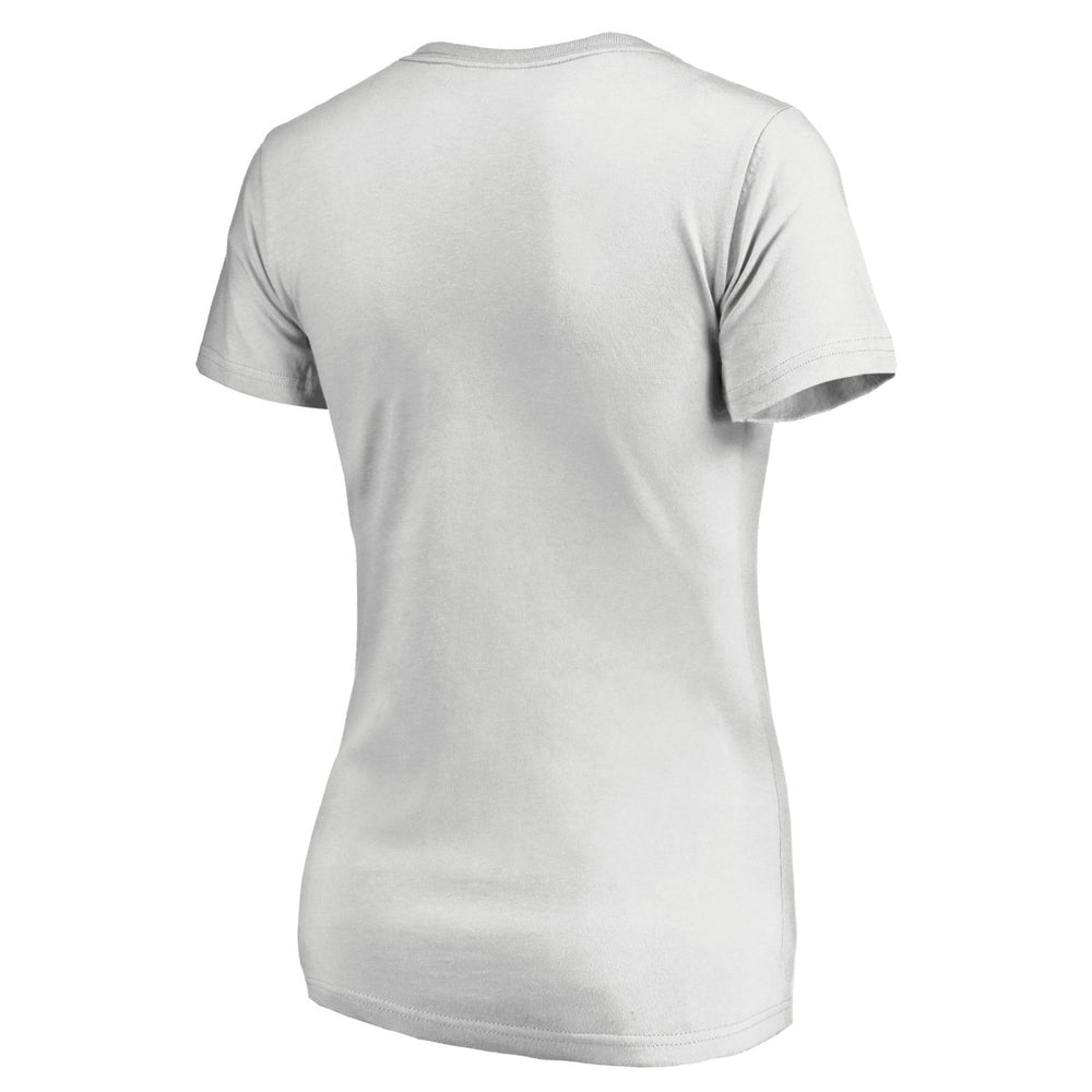 White Memphis Grizzlies Women's Floral Arch V-Neck T-Shirt | NBA