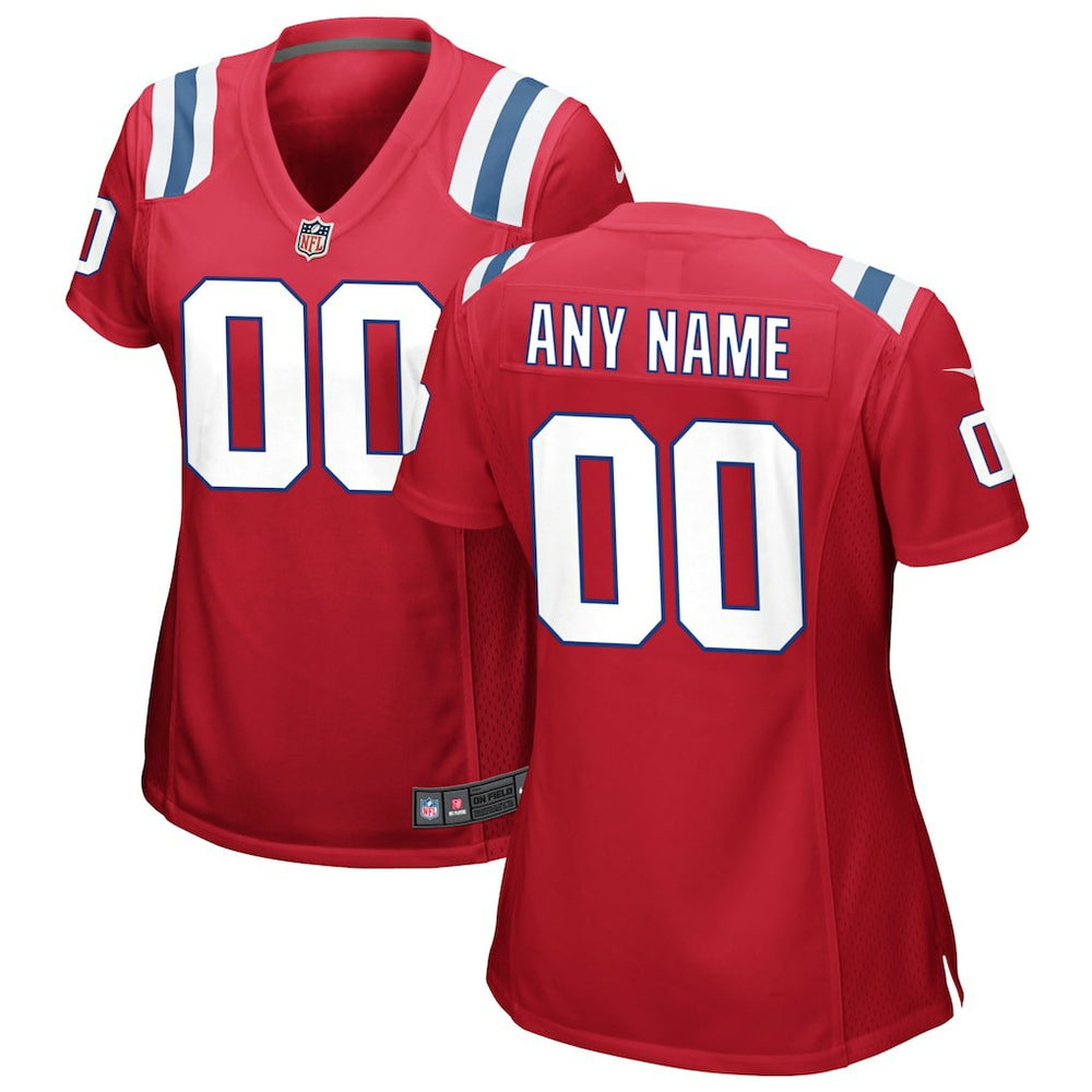 New England Patriots Women's Alternate Custom Jersey | NFL Hot
