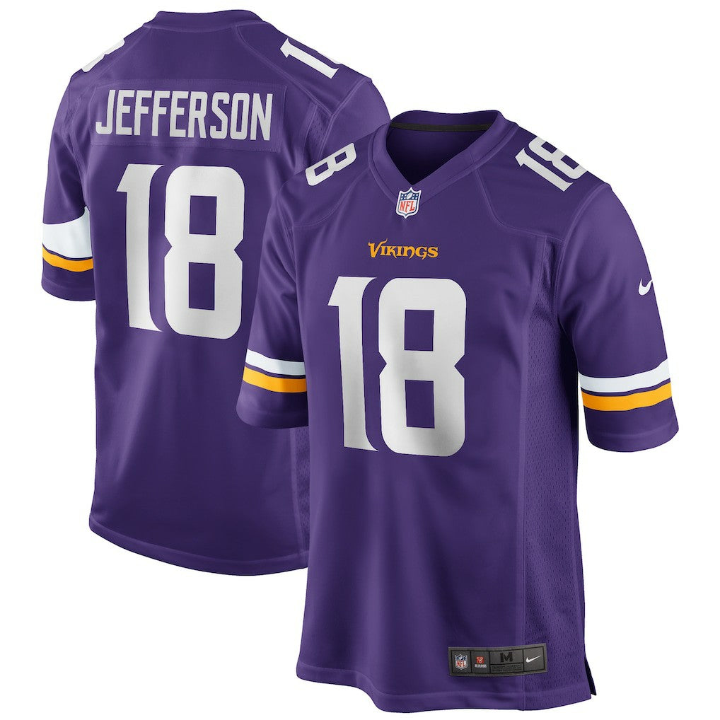 Minnesota Vikings Justin Jefferson  Game Jersey | NFL Hot