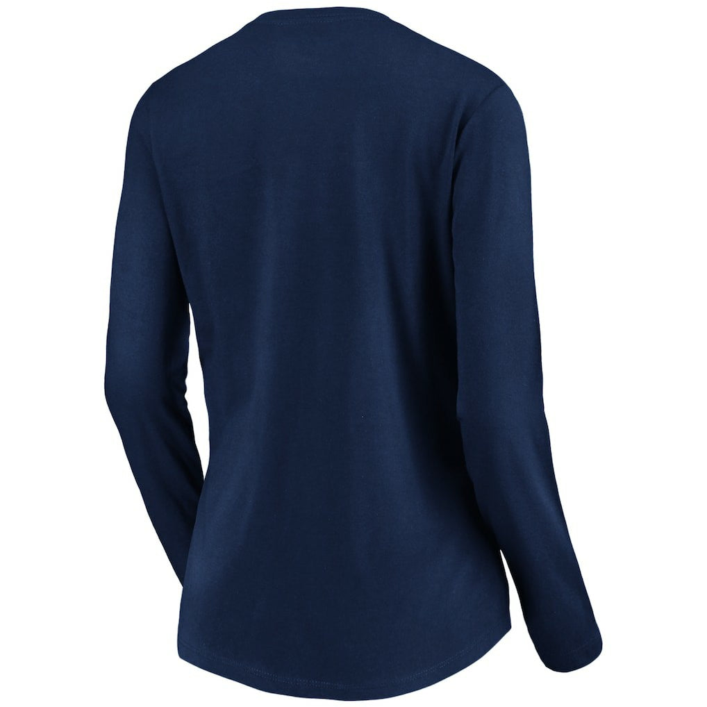 Buffalo Bills Women's Banner Wave V-Neck Long Sleeve T-Shirt | NFL On sale