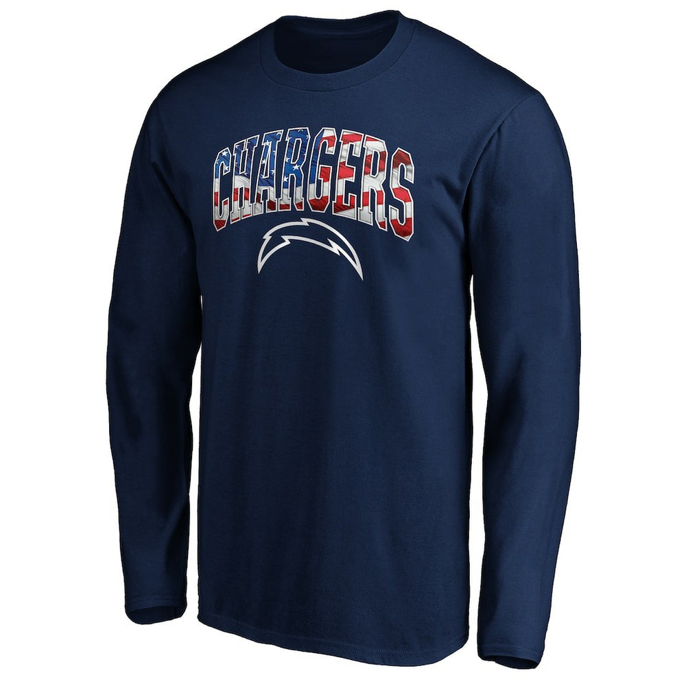 Los Angeles Chargers Banner Wave Long Sleeve T-Shirt | NFL Online
