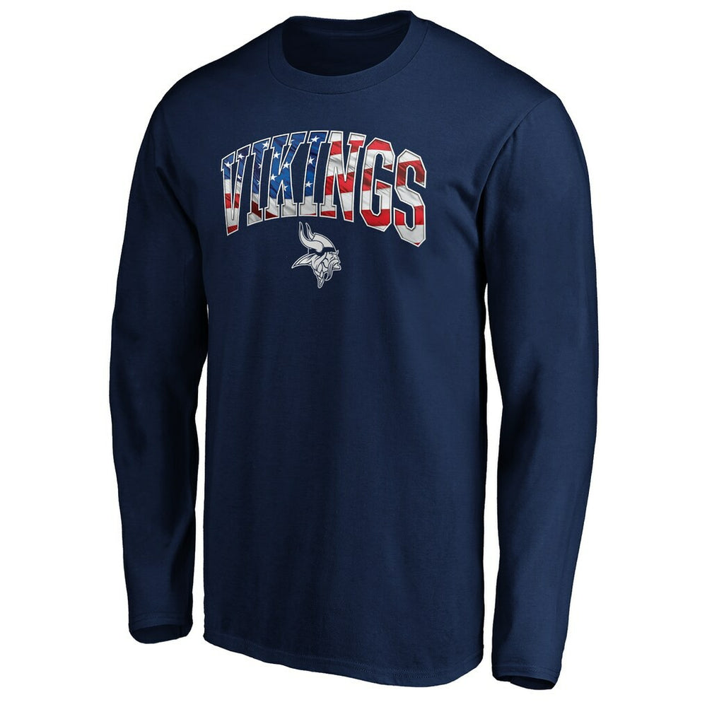 Minnesota Vikings Banner Wave Long Sleeve T-Shirt | NFL US