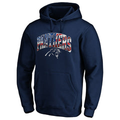 Carolina Panthers Banner Wave Fitted Pullover Hoodie | NFL Online
