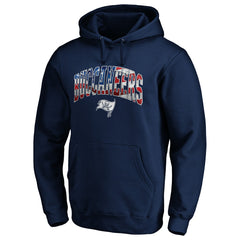 Tampa Bay Buccaneers Banner Wave Fitted Pullover Hoodie | NFL Online