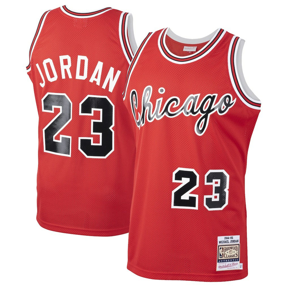 Red Michael Jordan Chicago Bulls 1984/85 Hardwood Classics Rookie Authentic Jersey sale | NBA