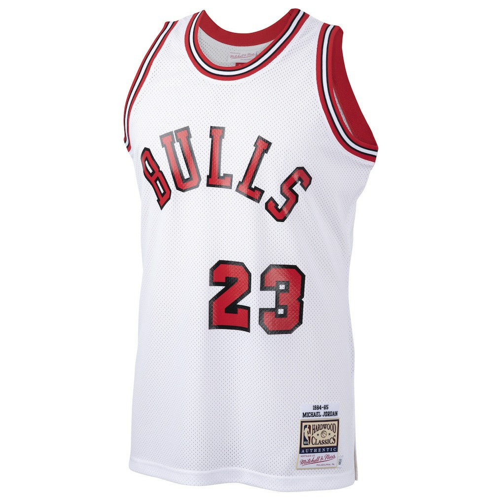 White Michael Jordan Chicago Bulls 1984/85 Hardwood Classics Rookie Authentic Jersey sale | NBA