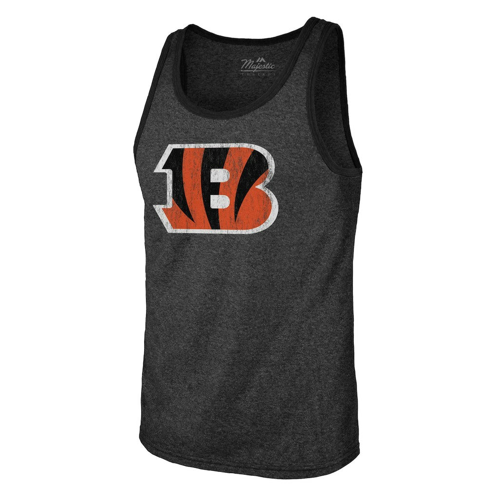 Cincinnati Bengals Joe Burrow  Majestic Threads Name & Number Tri-Blend Tank Top | NFL Online