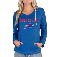 Buffalo Bills Concepts Sport Women's Mainstream Tri-Blend Raglan Hoodie V-Neck Top | NFL Outlet