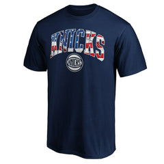 Navy New York Knicks Banner Wave T-Shirt | NBA