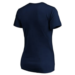 Navy Boston Celtics Women's Banner Wave V-Neck T-Shirt | NBA