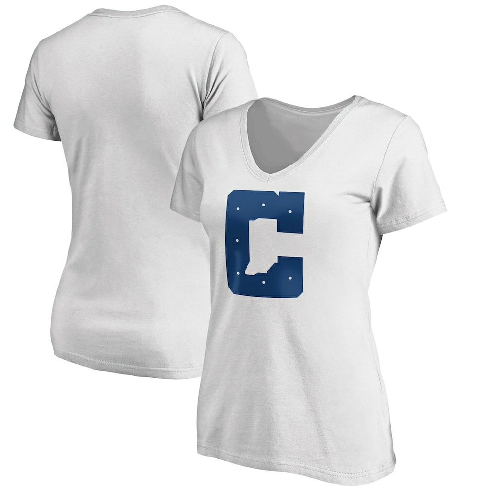 Indianapolis Colts Women's Secondary Logo V-Neck T-Shirt | NFL Near me
