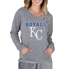 Kansas City Royals Concepts Sport Women's Mainstream Terry Long Sleeve Hoodie Top - MLB Hoodies