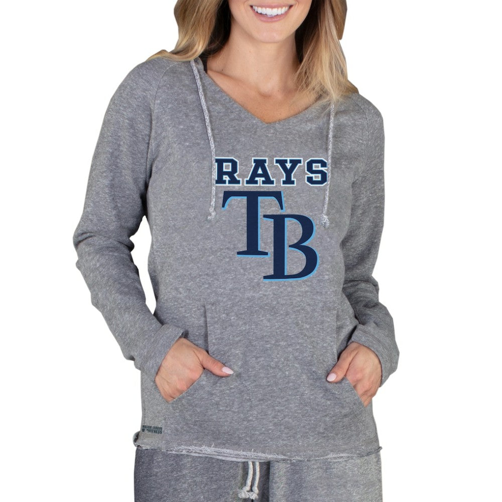 Tampa Bay Rays Concepts Sport Women's Mainstream Terry Long Sleeve Hoodie Top - MLB Hoodies