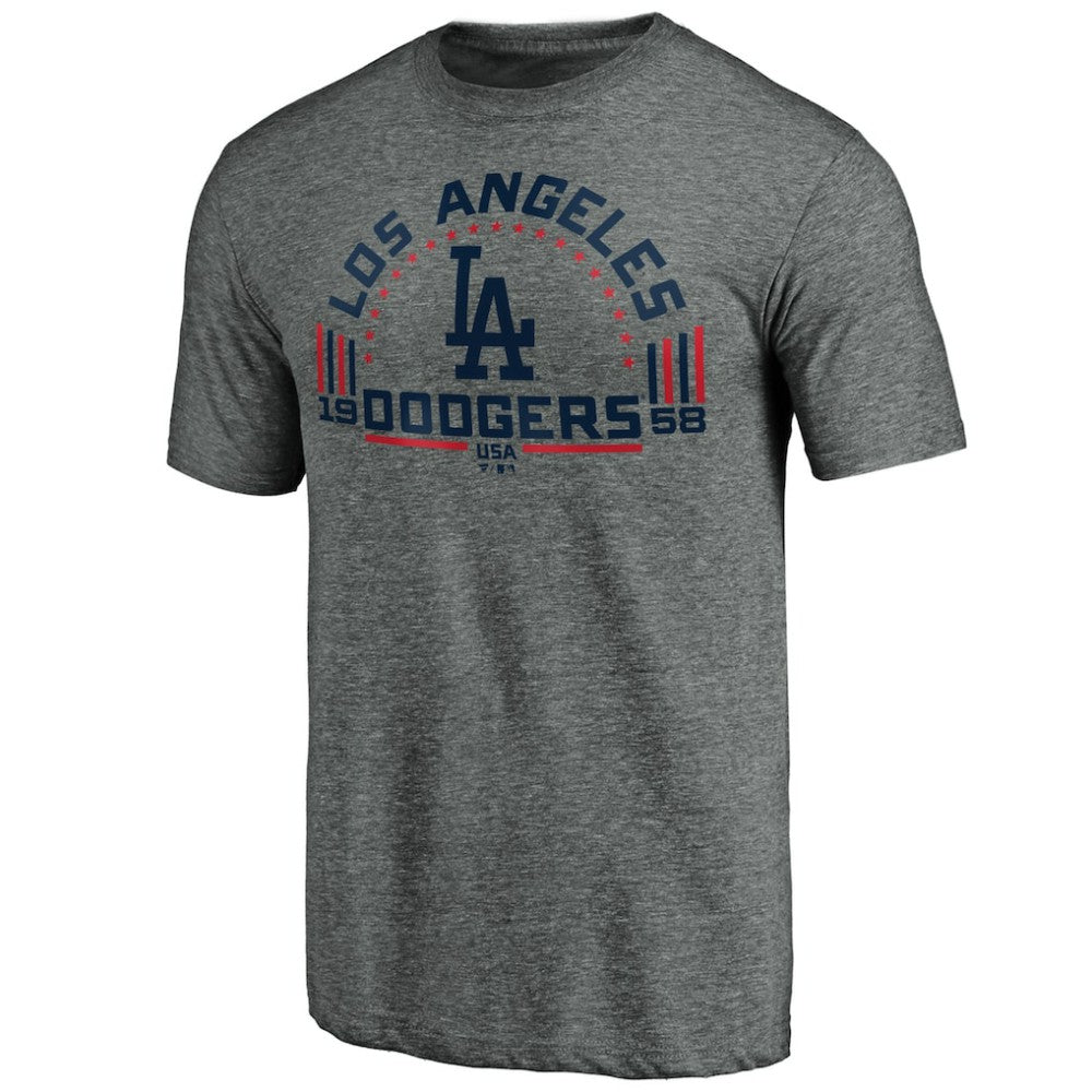Los Angeles Dodgers Team Freedom Tri-Blend T-Shirt - MLB T-shirts