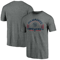 Milwaukee Brewers Team Freedom Tri-Blend T-Shirt - MLB T-shirts