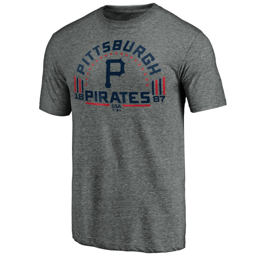 Pittsburgh Pirates Team Freedom Tri-Blend T-Shirt - MLB T-shirts