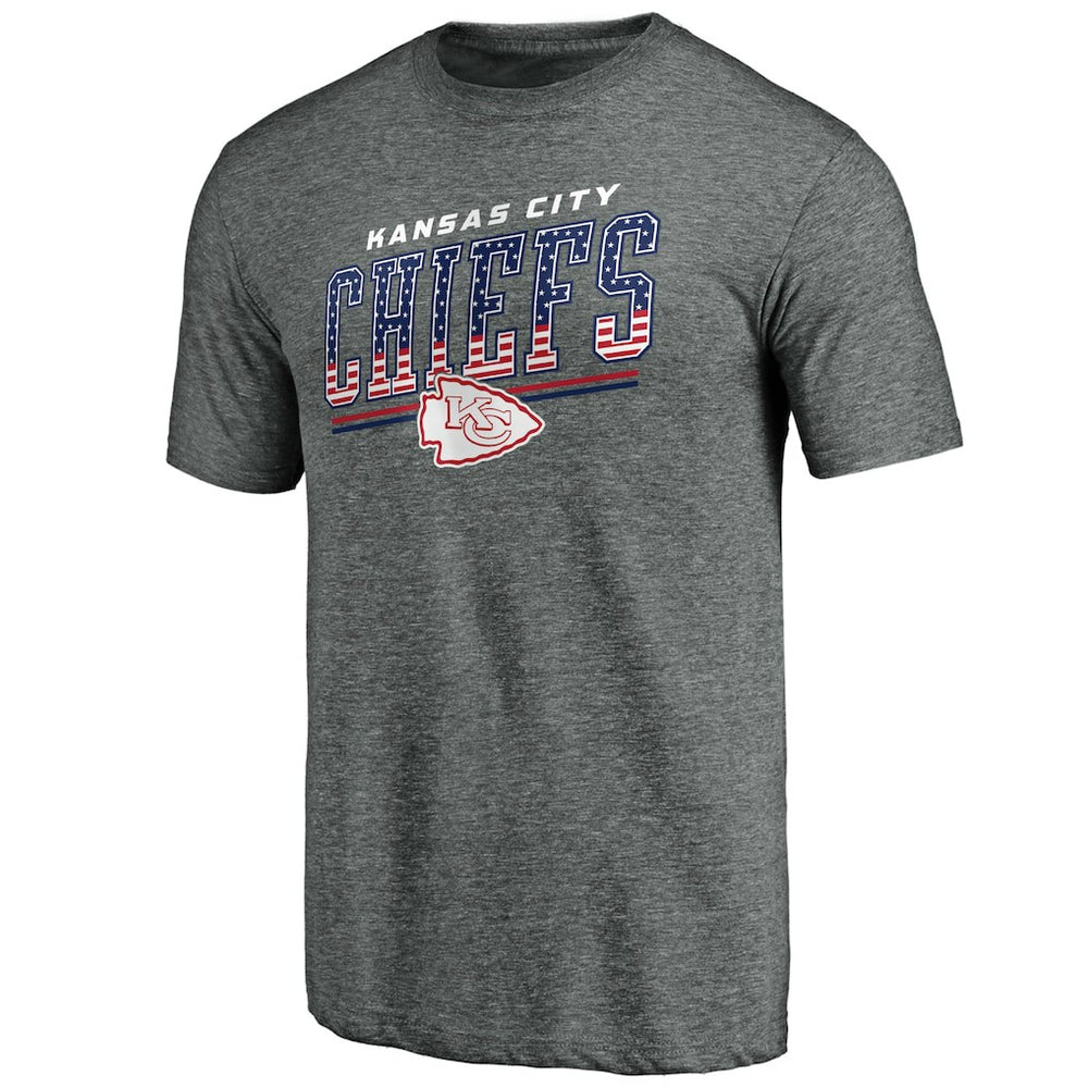 Kansas City Chiefs Team Freedom Tri-Blend T-Shirt | NFL Sale