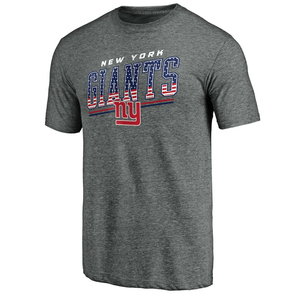 New York Giants Team Freedom Tri-Blend T-Shirt | NFL Sale