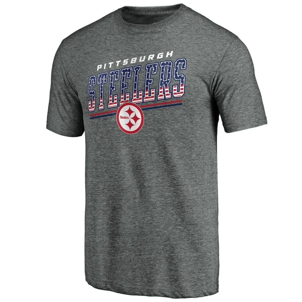 Pittsburgh Steelers Team Freedom Tri-Blend T-Shirt | NFL Outlet