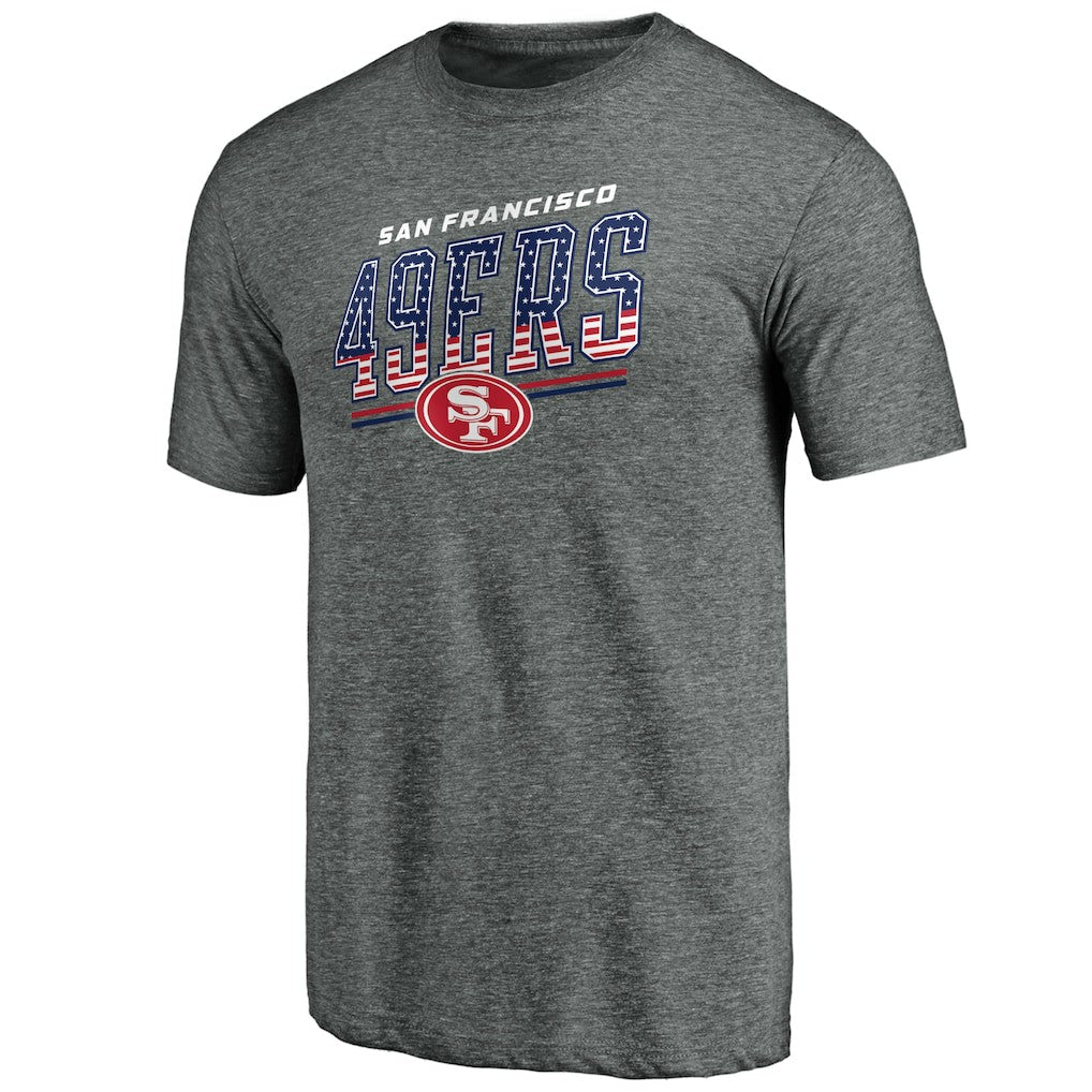 San Francisco 49ers Team Freedom Tri-Blend T-Shirt | NFL Online