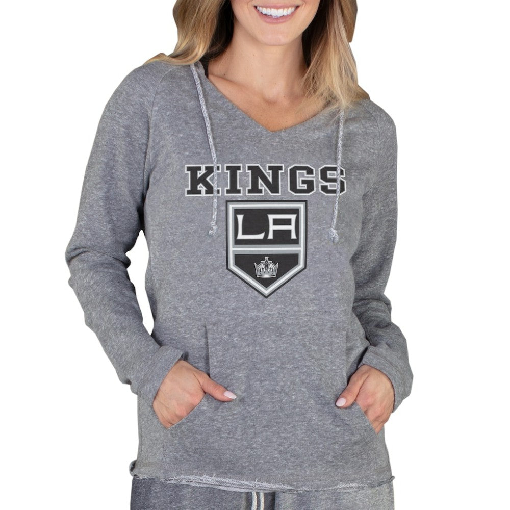 Los Angeles Kings Concepts Sport Women's Mainstream Terry Tri-Blend Long Sleeve Hooded Top -  NHL
