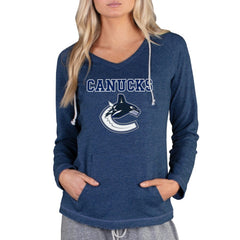 Vancouver Canucks Concepts Sport Women's Mainstream Terry Tri-Blend Long Sleeve Hooded Top -  NHL