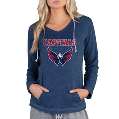 Washington Capitals Concepts Sport Women's Mainstream Terry Tri-Blend Long Sleeve Hooded Top -  NHL