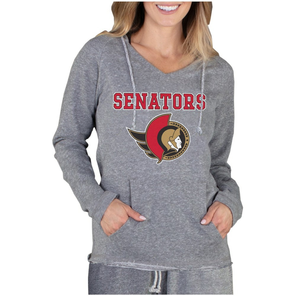 Ottawa Senators Concepts Sport Women's Mainstream Terry Long Sleeve Hooded Top -  NHL