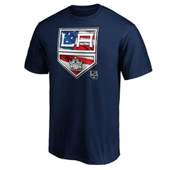 Los Angeles Kings Banner Wave Logo T-Shirt -  NHL T-shirts