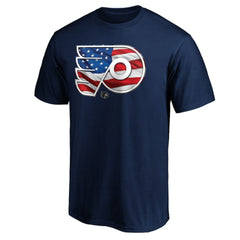Philadelphia Flyers Banner Wave Logo T-Shirt -  NHL T-shirts