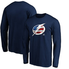 Tampa Bay Lightning Banner Wave Logo Long Sleeve T-Shirt -  NHL T-shirts