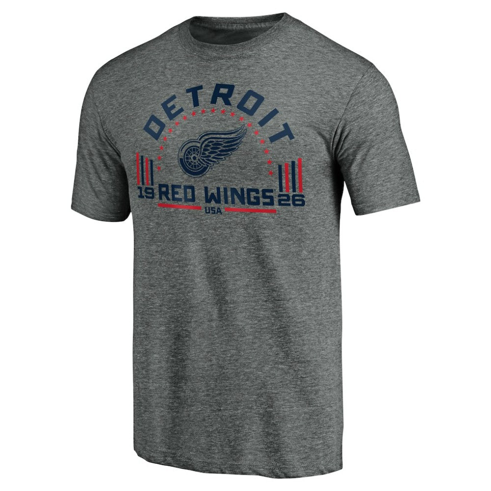 Detroit Red Wings Team Freedom Tri-Blend T-Shirt -  NHL T-shirts