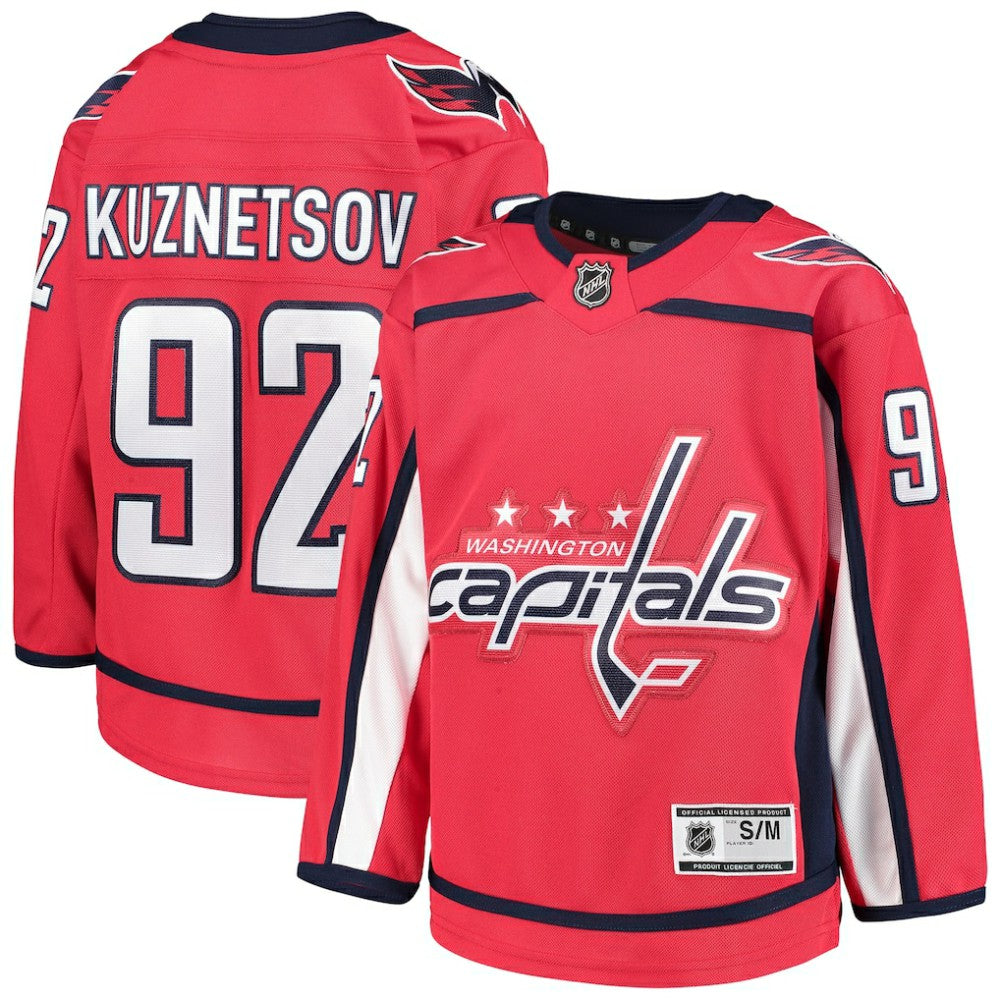 Evgeny Kuznetsov Washington Capitals Youth Home Premier Player Jersey -  NHL Jerseys