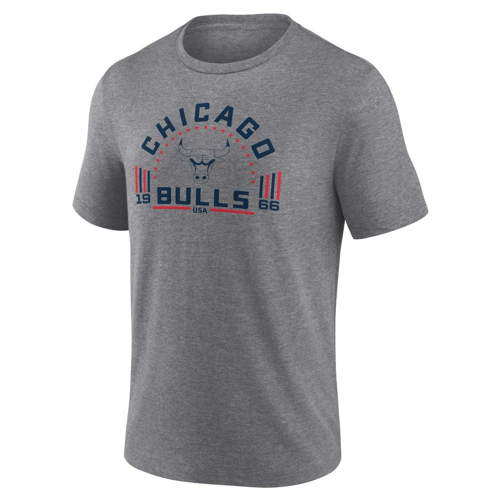 Gray Chicago Bulls Team Freedom Tri-Blend T-Shirt sale | NBA