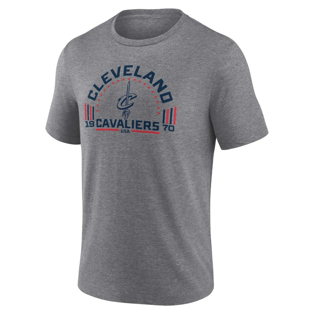 Gray Cleveland Cavaliers Team Freedom Tri-Blend T-Shirt sale | NBA