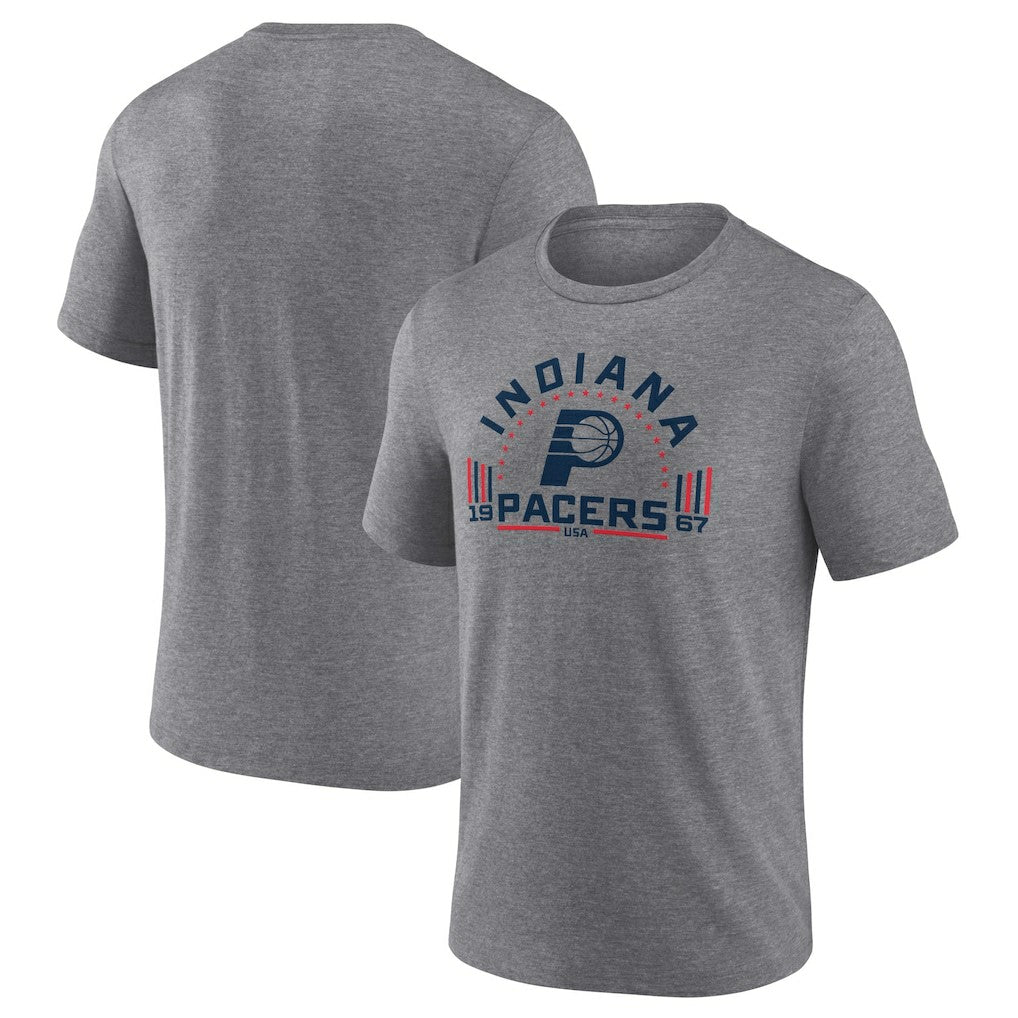 Gray Indiana Pacers Team Freedom Tri-Blend T-Shirt | NBA